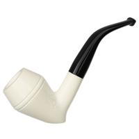 AKB Meerschaum Spot Carved Rhodesian Sitter (with Case)