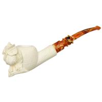 AKB Meerschaum Carved Owls (with Case)