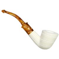 AKB Meerschaum Lattice Bent Dublin (with Case)