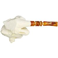 AKB Meerschaum Carved Bear & Eagle (with Case)