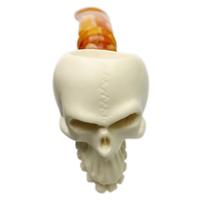 AKB Meerschaum Carved Skull