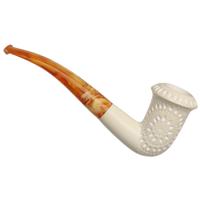 AKB Meerschaum Lattice Calabash (with Case)