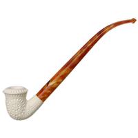 AKB Meerschaum Lattice Calabash Churchwarden (with Case)