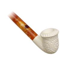 AKB Meerschaum Lattice Calabash Churchwarden (with Case)