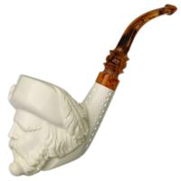 AKB Meerschaum Carved Pirate (with Case)