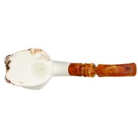 AKB Meerschaum Partially Rusticated Freehand (with Case)
