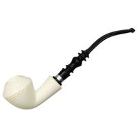AKB Meerschaum Spot Carved Rhodesian Churchwarden (Tekin) (with Case)