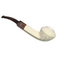 AKB Meerschaum Lattice Bent Bulldog (Tekin) (with Case)
