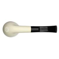 AKB Meerschaum Spot Carved Bent Apple with Silver (Tekin) (with Case)
