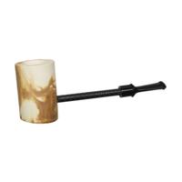 AKB Meerschaum Smooth Workhorse Poker (with Case)
