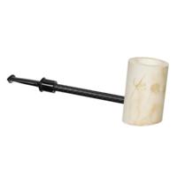 AKB Meerschaum Smooth Workhorse Poker (with Case)