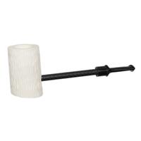 AKB Meerschaum Rusticated Workhorse Poker (with Case)