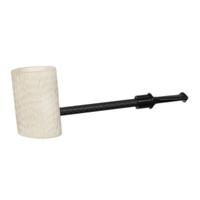 AKB Meerschaum Rusticated Workhorse Poker (with Case)