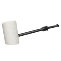AKB Meerschaum Rusticated Workhorse Poker (with Case)