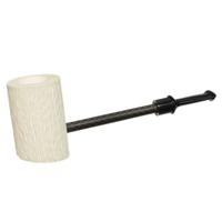 AKB Meerschaum Rusticated Workhorse Poker (with Case)
