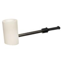 AKB Meerschaum Partially Rusticated Workhorse Poker (with Case)