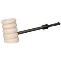 AKB Meerschaum Rusticated Workhorse Poker (with Case)