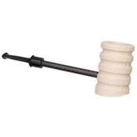 AKB Meerschaum Rusticated Workhorse Poker (with Case)