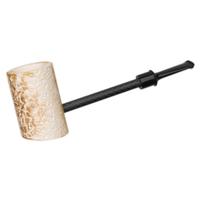 AKB Meerschaum Rusticated Workhorse Poker (with Case)