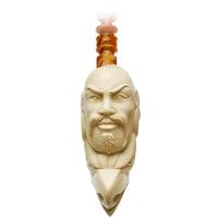 AKB Meerschaum Carved Warrior with Eagle (I. Baglan) (with Case)