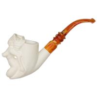 AKB Meerschaum Carved Nude (Ali) (with Case and Tamper)