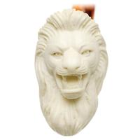 AKB Meerschaum Carved Lion (with Case and Tamper)
