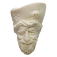 AKB Meerschaum Carved Pirate (Ali) (with Case and Tamper)