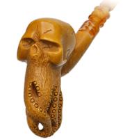 AKB Meerschaum Carved Davy Jones (Ali) (with Case and Tamper)