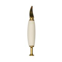 AKB Meerschaum Spot Carved Rhodesian with Silver (Koc) (with Case and Tamper)