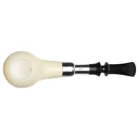 AKB Meerschaum Smooth Bent Apple with Silver (Koc) (with Case and Tamper)