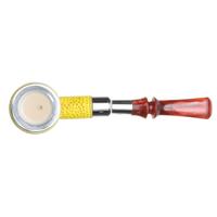 AKB Meerschaum Lattice Billiard with Silver (Koc) (with Case and Tamper)