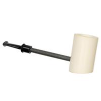 AKB Meerschaum Smooth Workhorse Poker (with Case)