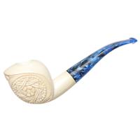 AKB Meerschaum Carved Floral Freehand (Adnan) (with Case)