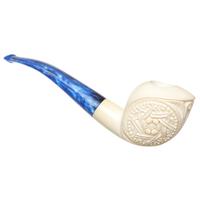 AKB Meerschaum Carved Floral Freehand (Adnan) (with Case)