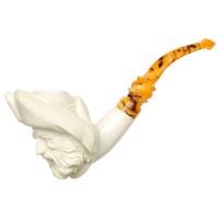 AKB Meerschaum Carved Pirate (with Case)