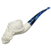 AKB Meerschaum Carved Bearded Man (A. Cevik) (with Case)