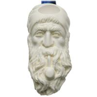 AKB Meerschaum Carved Bearded Man (A. Cevik) (with Case)