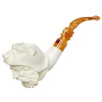 AKB Meerschaum Carved Barbarian (with Case)