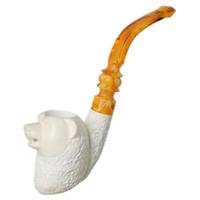 AKB Meerschaum Carved Bear (with Case)