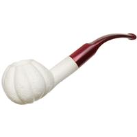 AKB Meerschaum Rusticated Tomato (with Case)