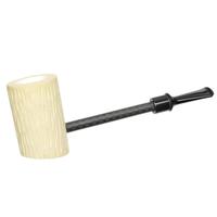 AKB Meerschaum Rusticated Workhorse Poker (with Case and Tamper)