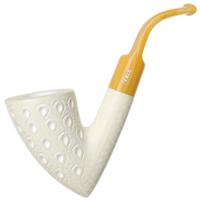 AKB Meerschaum Lattice Bent Dublin (Tekin) (with Case)