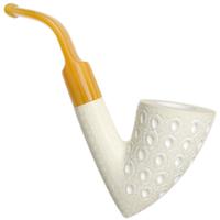AKB Meerschaum Lattice Bent Dublin (Tekin) (with Case)