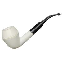 AKB Meerschaum Partially Rusticated Rhodesian (Ali) (with Case)