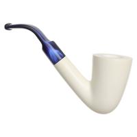 AKB Meerschaum Smooth Bent Dublin (Tekin) (with Case)