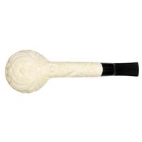 AKB Meerschaum Carved Floral Apple (Ali) (with Case)