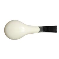 AKB Meerschaum Smooth Bent Brandy with Silver (Tekin) (with Case)
