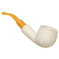 AKB Meerschaum Lattice Bent Pot (Tekin) (with Case)