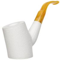 AKB Meerschaum Rusticated Poker (Ali) (with Case)