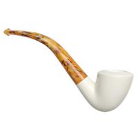 AKB Meerschaum Smooth Bent Dublin (with Case)